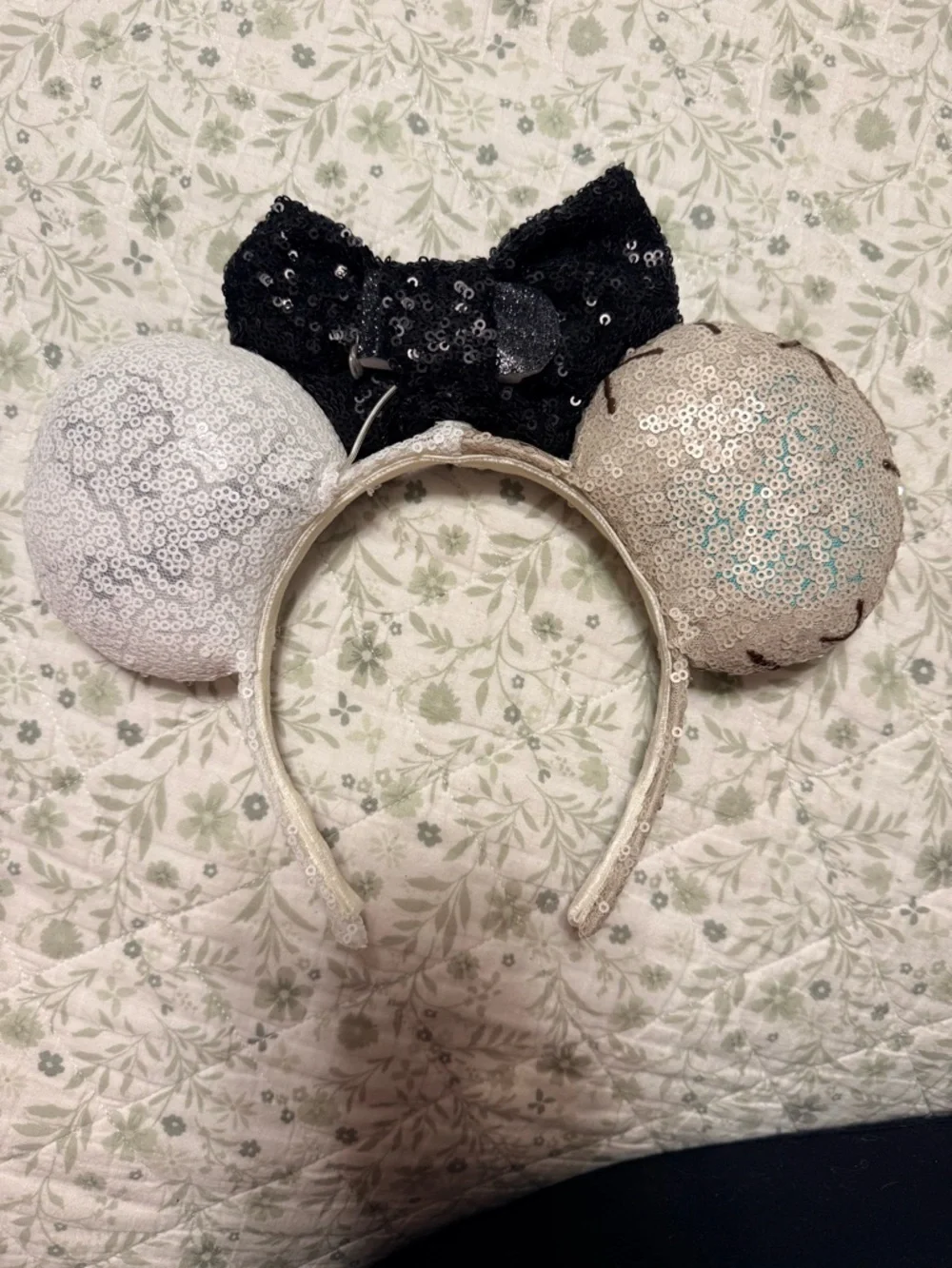 Homemade Nightmare before Christmas Mickey ears - Picture 7 of 8
